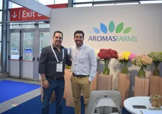 Juan and Alejandro Echiverri of Aromas Farms, a Colombian 25ha farm growing hydrangeas. At the show the were presenting several new varieties.